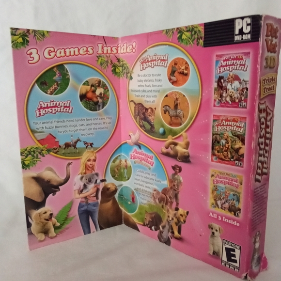 3 in 1 Pet Vet 3D Animal Hospital Triple Treat Wild & Down Under Windows PC Game - Picture 5 of 10